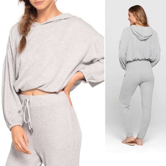 L* Space Revolve Venice Beach Hoodie in Heather Gray, size M/L NWT - Picture 1 of 6